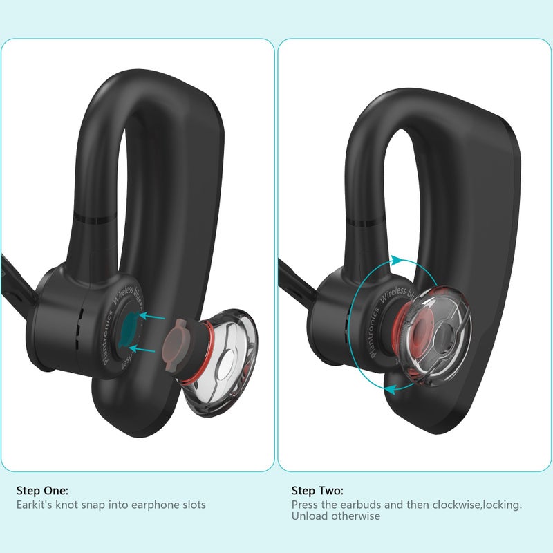Wiki VALLEY Eartips Replacement for Plantronics Voyager 5200 5220 5210,Earphone Kits Earpads for Plantronics Voyager 5200 Voyager Legend Voyager Pro Wireless Headset-Medium - Image 4